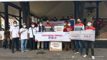Sumbangsih Pertamina untuk Korban Erupsi Semeru: Pasokan Energi & Paket Sembako