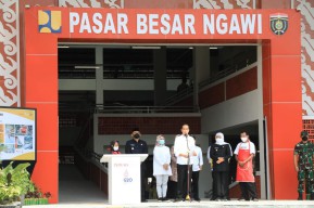 Resmikan Pasar Besar Ngawi, Presiden Jokowi: Jadi Pengungkit Pergerakan Ekonomi