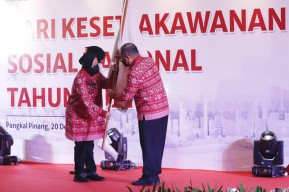 Peringatan HKSN, Mensos Risma Ajak Masyarakat Perkokoh Solidaritas