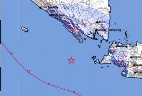 Wilayah Lampung Diguncang Gempa Magnitudo 5,0