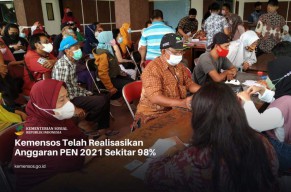 Kemensos Cairkan Program Pemulihan Ekonomi Nasional Sebesar Rp 99,3 Triliun