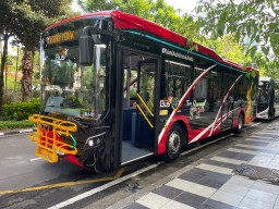 Ini Penampakan dan Rute Bus Listrik di Surabaya
