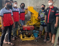 Mahasiswa ITS ini Ciptakan Mesin Balistik Pencacah Sampah Organik