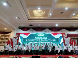 Lantik 15 DPC di Grahadi, Ketua HKTI Jatim: Siap Wujudkan Ketahanan Pangan