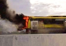 Bus Wisata Terbakar di Tol Pandaan, 48 Penumpang Selamat