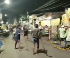 Rekaman Video Mirip Korban Bacok Tawuran di Tambak Asri Surabaya