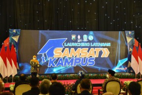 Inovatif, Pemprov Jatim Luncurkan Layanan Pajak Kendaraan Bermotor di Kampus