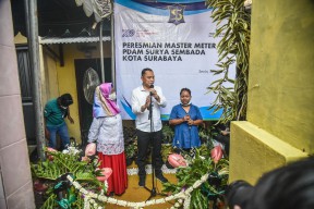 Wali Kota Eri Resmikan Program Master Meter Mempercepat Pemasangan Air PDAM