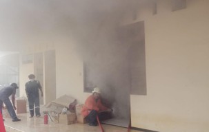 Perusahaan Pupuk di Surabaya Terbakar, Diduga akibat Reaksi Kimia