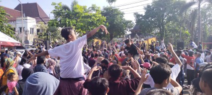 Foto: Begini Keceriaan Warga Ngawi Sambut Pembukaan Car Free Day