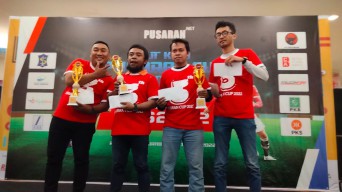 Serunya Turnamen Esport PES Antar Jurnalis se-Jatim Pada Piala Pusaran Cup 2022