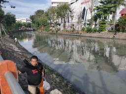 Ini Penjelasan Pemkot Surabaya Terkait Fenomena Ikan Mabuk di Sungai Kalimas