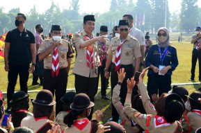 Apresiasi Pramuka, Presiden Jokowi Kunjungi Jambore Nasional 2022