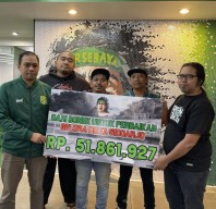 Tanggung Jawab, Bonek Bantu Rp 51 Juta untuk Perbaikan Stadion Gelora Delta