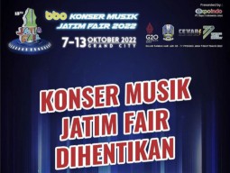 Selain Kericuhan, Ini Alasan Pemberhentian Konser Musik Jatim Fair 2022