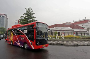 Baru di Launching Bus Listrik Bekas KTT G20 Berhenti Beroperasi, Ini Kendalanya