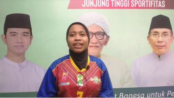 Mahasiswa Timor Leste ini Bawa Tim Volly Jatim Maju Perempat Final Porseni NU