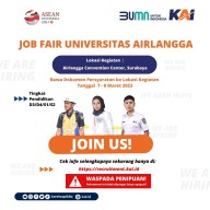 KAI Buka Lowongan Pekerjaan di Job Fair Unair, Ini Persyaratannya