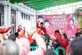 Posko Ganjar Presiden Didirikan di Kampung Soekarno Tepat di Hari Kelahirannya 6 Juni