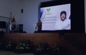 Hadiri Konsolidasi Akbar, Mensos Risma Puji Program Sosial Kartar Surabaya