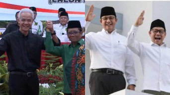 Anies-Muhaimin dan Ganjar-Mahfud Rebutan Target Suara 70 Persen di Surabaya