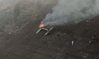 Pesawat TNI AU Super Tucano Jatuh di Pasuruan