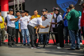 Bawaslu, Forkopimda dan Parpol Gelar Deklarasi Pemilu Damai 2024 di Surabaya
