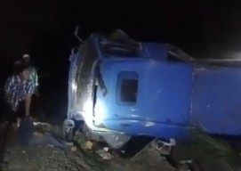 Polisi Pastikan 11 Orang Tewas dan 4 Luka Berat Pada Kecelakaan Maut Minibus Tersambar KA di Lumajang