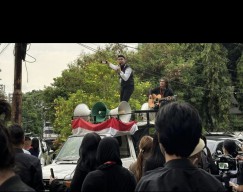 Sambut Kedatangan Ganjar-Mahfud, Aldi Taher Nyanyi Memang Yahud