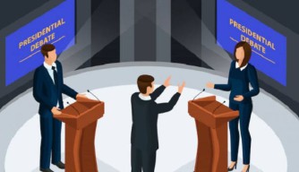 Pakar Komunikasi Unair Tanggapi Gimik Debat Cawapres