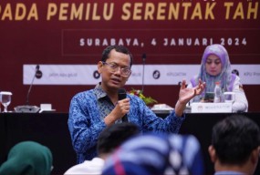 KPU Jatim Koordinasikan Persiapan Dana Kampanye Pemilu