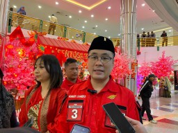 Caleg Franky Chandra Turun ke Pasar Atom Surabaya Kawal Program Ganjar-Mahfud