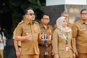 Pimpin Apel Pertama, Pj. Gubernur Adhy Minta Jajaran Pemprov Tingkatkan Kinerja