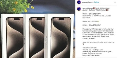 Instagram Dispendukcapil Surabaya Diduga Diretas, Tawarkan Iphone 15 Murah