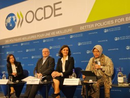 Mensos Risma Bagikan Pengalaman Atasi Bencana di OECD Infrastructure Paris
