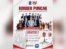 Konser Gratis Gilga Sahid Rayakan HJKS ke-731 di Balai Kota Besok