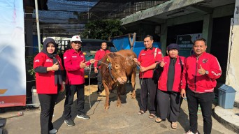Potong 15 Sapi, PDIP Surabaya: Idul Adha Momen Perkuat Spiritual dan Semangat Berkurban