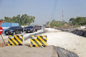 Pengerjaan Satu Jalur Radial Road Lontar Selesai Akhir September 2024