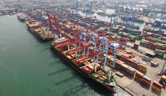 SPTP: Arus Peti Kemas Semester 1 Tahun 2024 Tumbuh 6 Persen