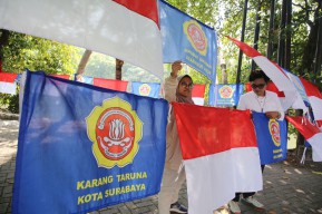 Unik, Kecamatan Tegalsari Lantik Pengurus Karang Taruna dengan Konvoi