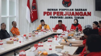 Tujuh Parpol Non-Parlemen Merapat ke PDIP Jatim