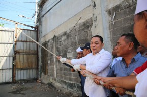 Enam Tahun Persempit Jalan, Tembok Tambak Wedi Baru Akhirnya Dirobohkan