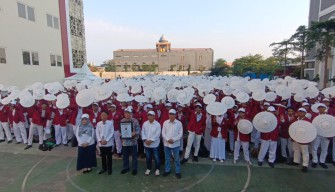 UMS Catat Rekor Muri, Ribuan Payung Mahasiswa Jadi Surat Harapan Pemimpin Bangsa