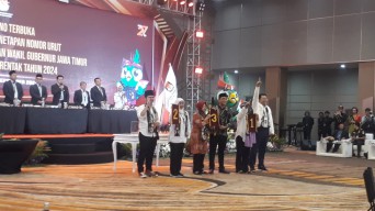 Ini Nomor Urut Ketiga Paslon Cagub dan Cawagub Jatim