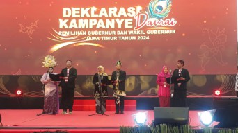 Deklarasi Kampanye Damai, Ajang Adu Visi Misi Cagub dan Cawagub