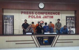Polda Jatim Tangkap 4 Pelaku Pencurian Truck Trailler di Surabaya