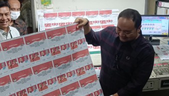 KPU-Bawaslu RI Tinjau Langsung Percetakan Surat Suara