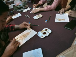 Unik, Barista Tuli Mengubah Ampas Kopi Menjadi Gambar