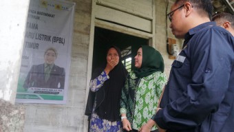 Listrik Gratis, Kado Tahun Baru Masyarakat Prasejahtera di Jatim