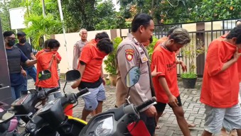 9 Pelaku Curanmor Spesialis Minimarket dan Warkop di Surabaya Diringkus